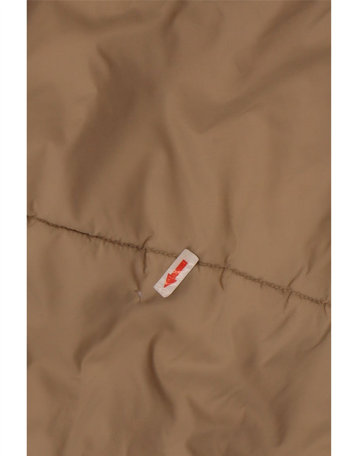 Zara Girls Hooded Jacket 11-12 Years Beige Polyester