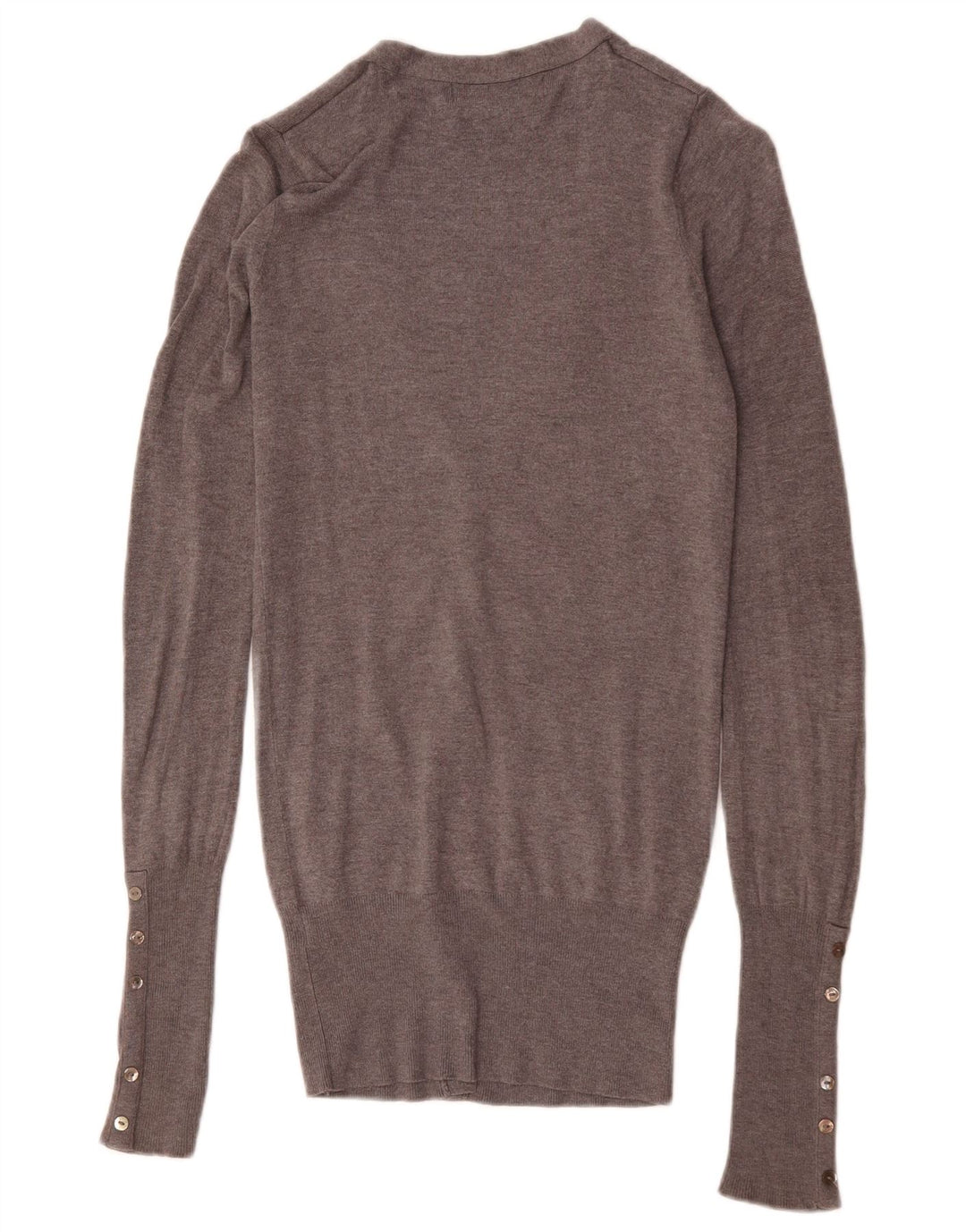 Zara Γυναικείο πουλόβερ UK 12 Medium Grey Rayon