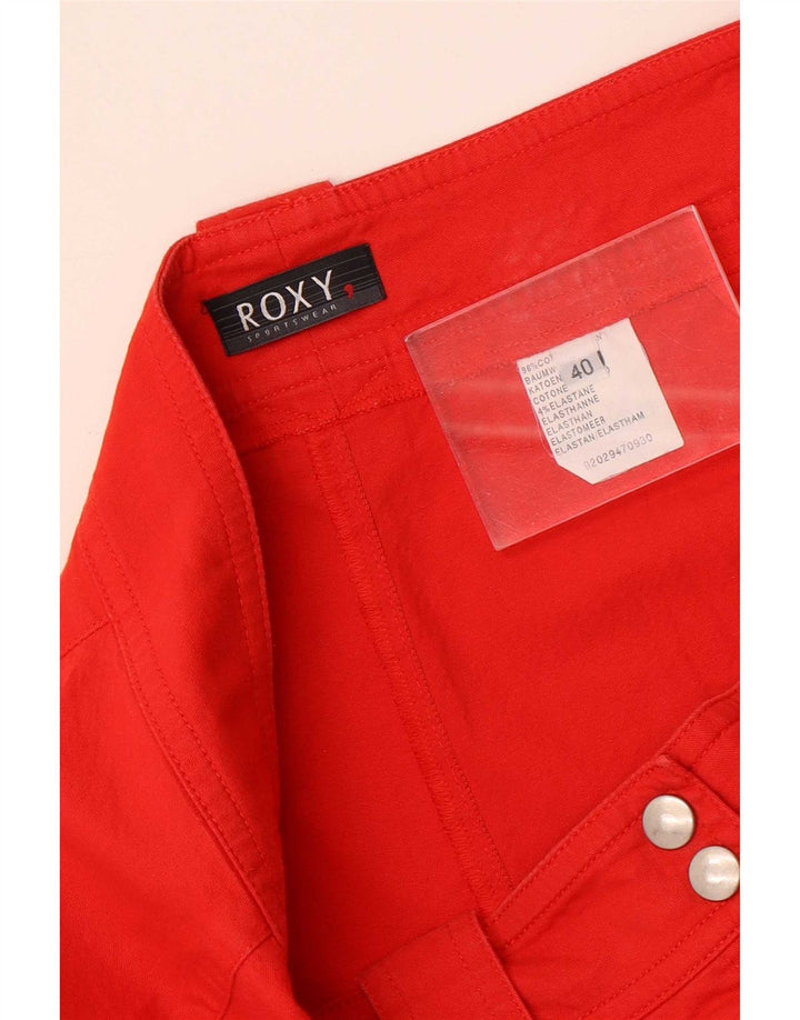 Roxy γυναικείο ίσιο κομμένο παντελόνι EU 40 Medium W30 L23 κόκκινο βαμβακερό