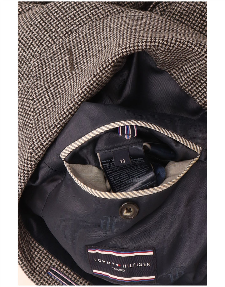 TOMMY HILFIGER Ανδρικό σακάκι σακάκι IT 48 Medium Grey Houndstooth