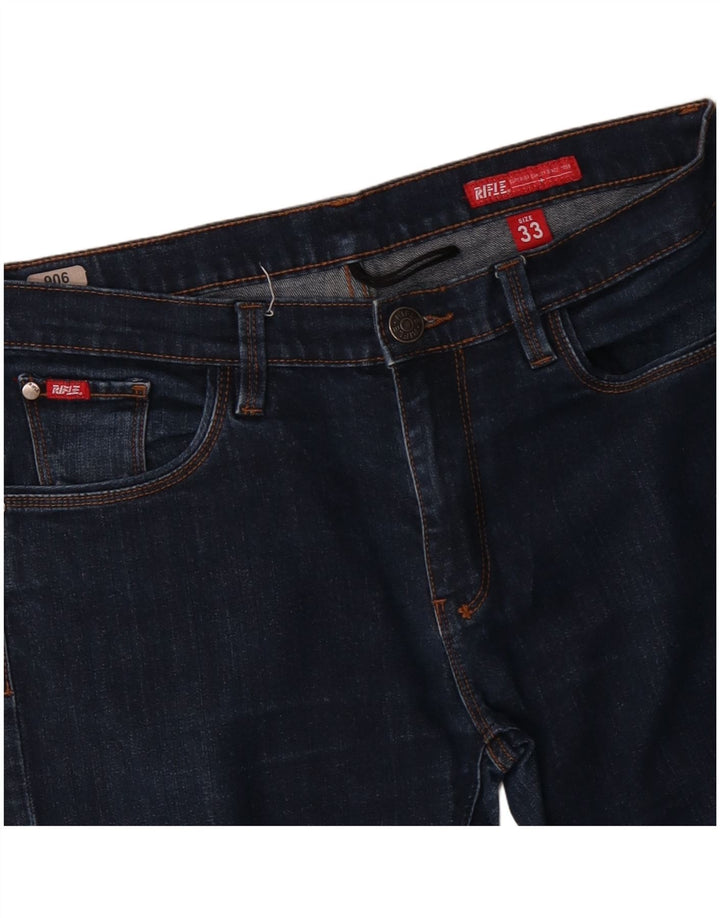 RIFLE Ανδρικό Slim Jeans W33 L28 Μπλε Βαμβακερό
