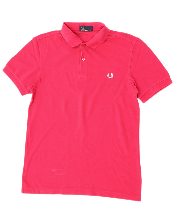 Fred Perry γυναικείο μπλουζάκι πόλο UK 10 Small Pink