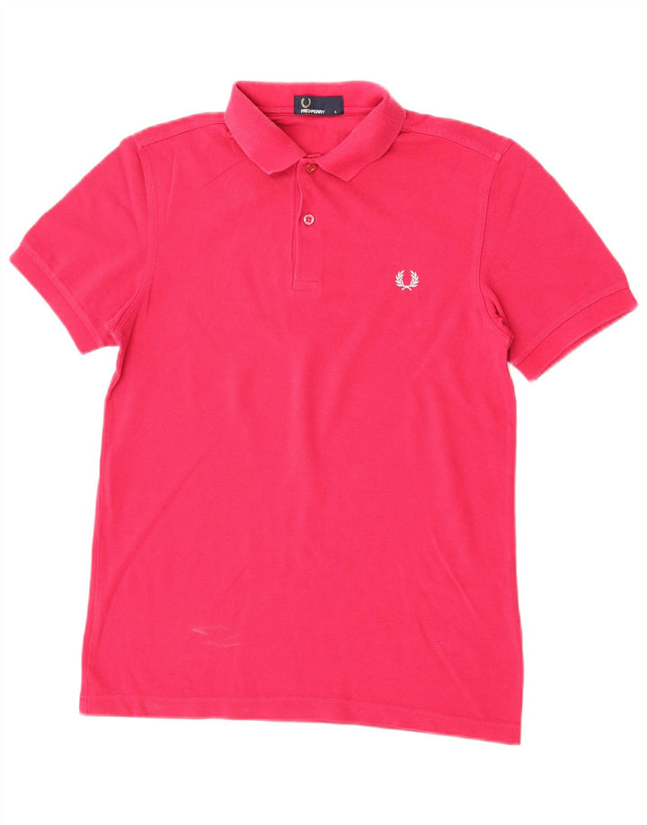 Fred Perry γυναικείο μπλουζάκι πόλο UK 10 Small Pink