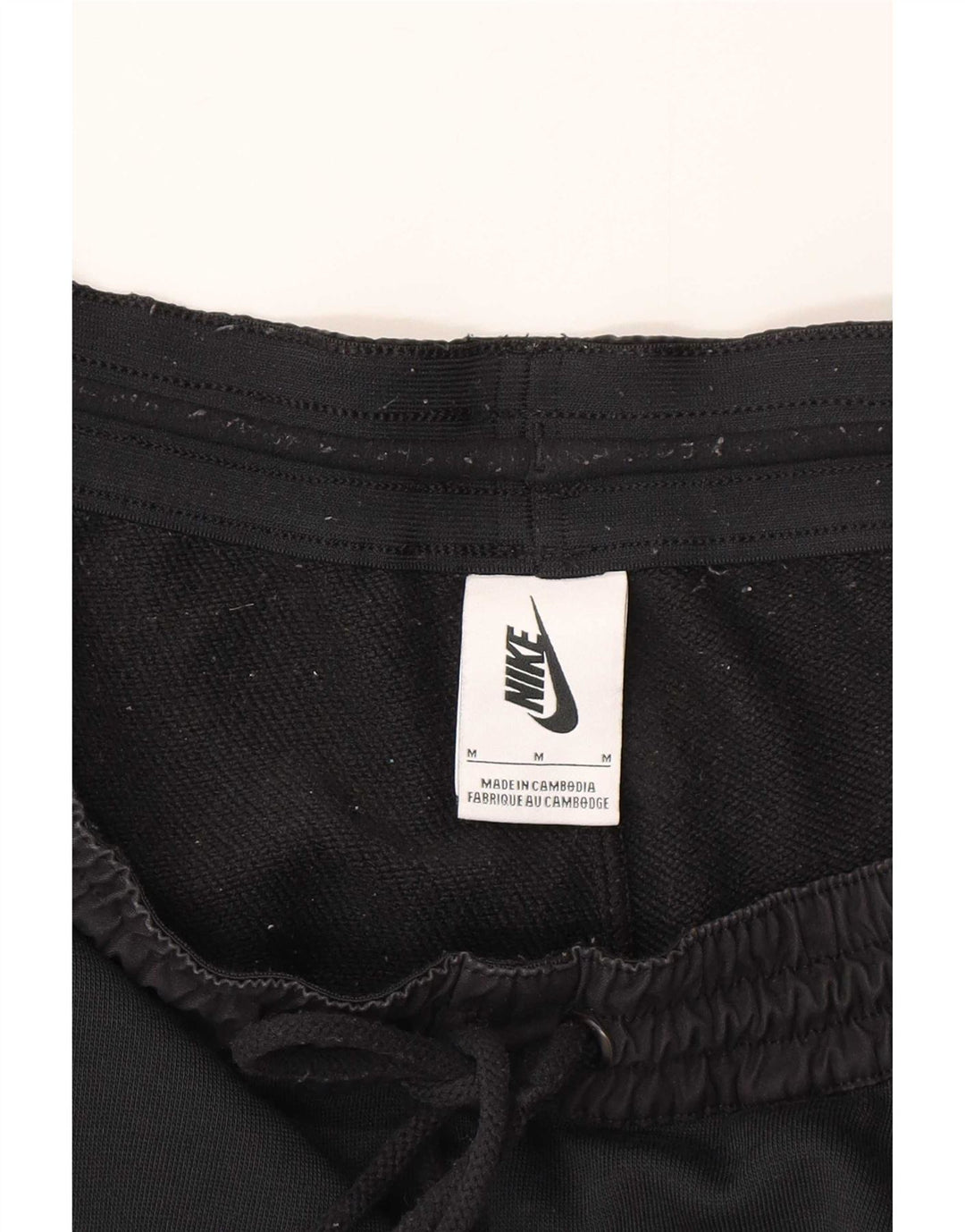Ανδρικές φόρμες γραφικών Nike παντελόνια Joggers μεσαίο μαύρο πολυεστέρα