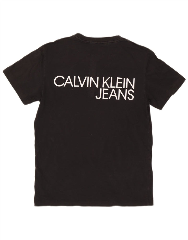 Ανδρικό γραφικό μπλουζάκι CALVIN KLEIN JEANS Μικρό βαμβακερό