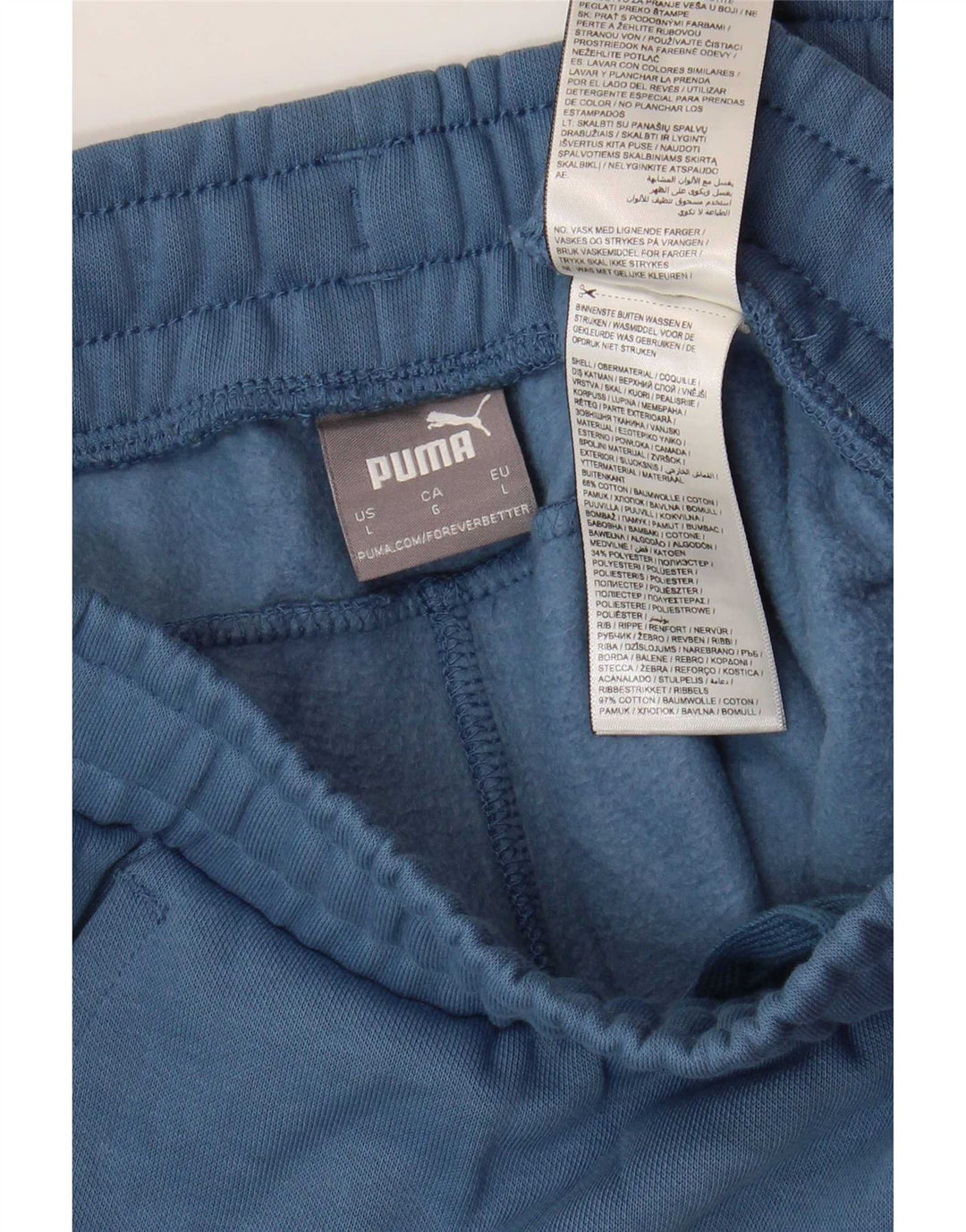Ανδρική φόρμα Puma Παντελόνι Joggers Μεγάλο Μπλε Βαμβακερό