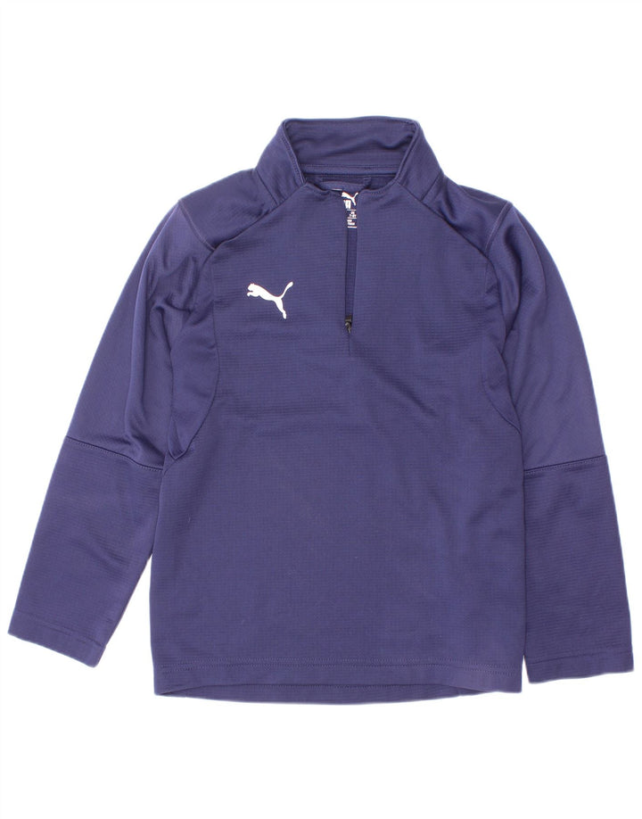 Puma Boys Φόρμουλα πουλόβερ με φερμουάρ 7-8 ετών Navy Blue