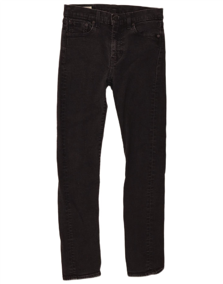 Ανδρικό τζιν Levi's Slim W30 L29 Μαύρο βαμβακερό