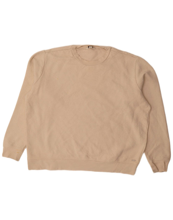 Marks & Spencer Γυναικεία φούτερ αυτόγραφο Jumper UK 22 3XL Beige