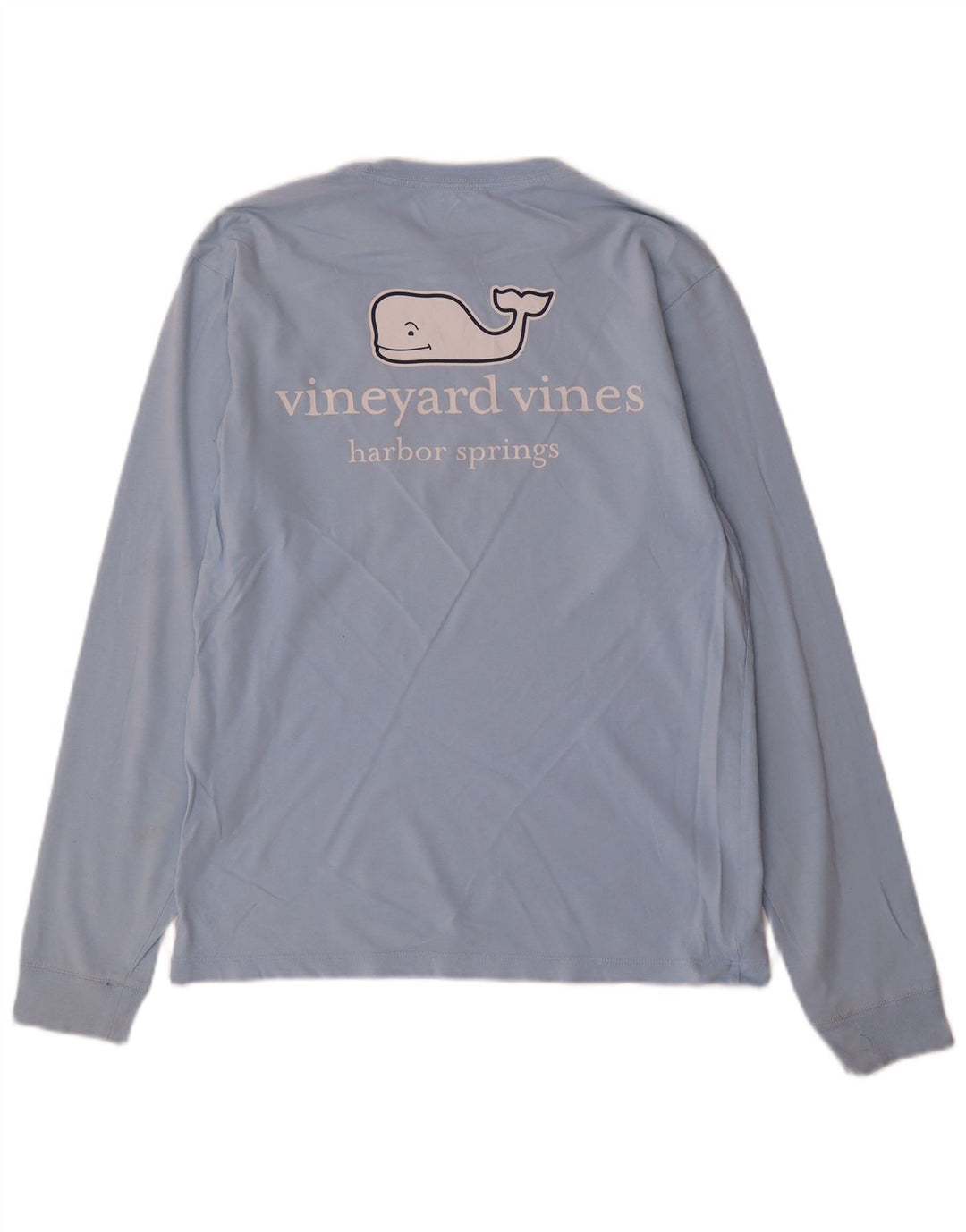 VINEYARD VINES Ανδρικό γραφικό τοπ Μακρυμάνικο XS Μπλε βαμβακερό