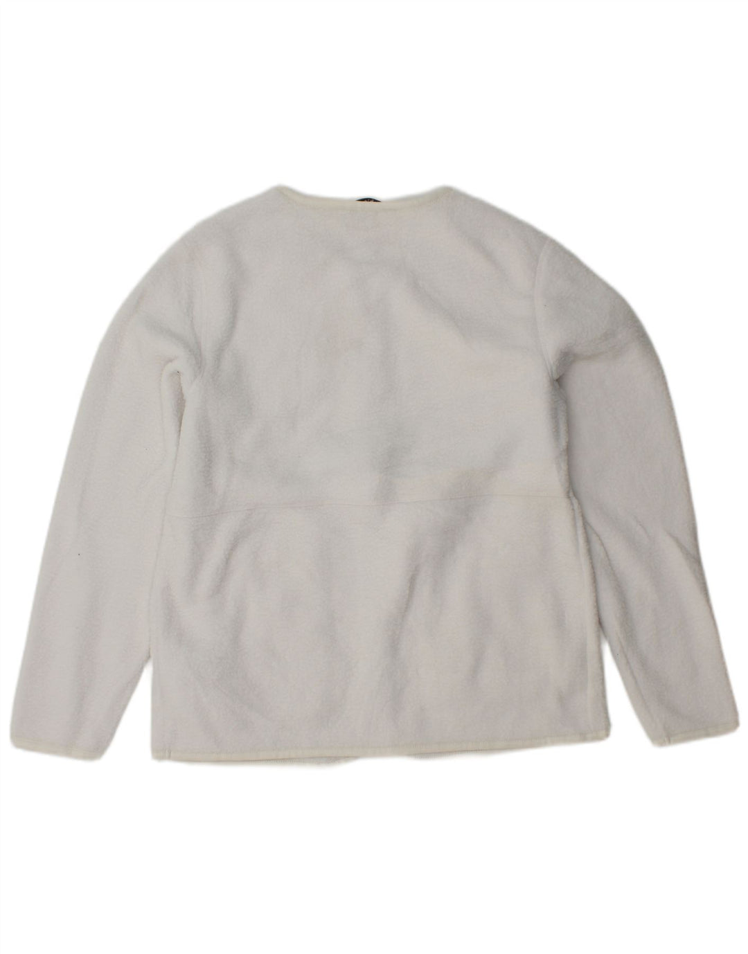 MARKS & SPENCER Γυναικείο Fleece Jacket UK 10 Small White Polyester
