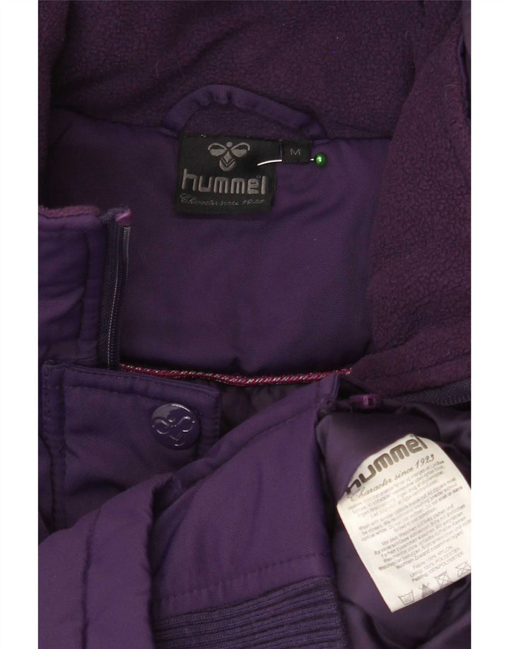 Hummel Γυναικείο μπουφάν με κουκούλα UK 14 Medium Purple Nylon