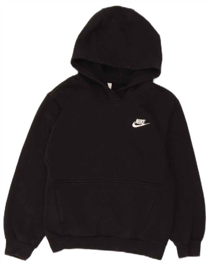 Nike Boys Hoodie Jumper 10-11 ετών μεσαίο μαύρο βαμβακερό