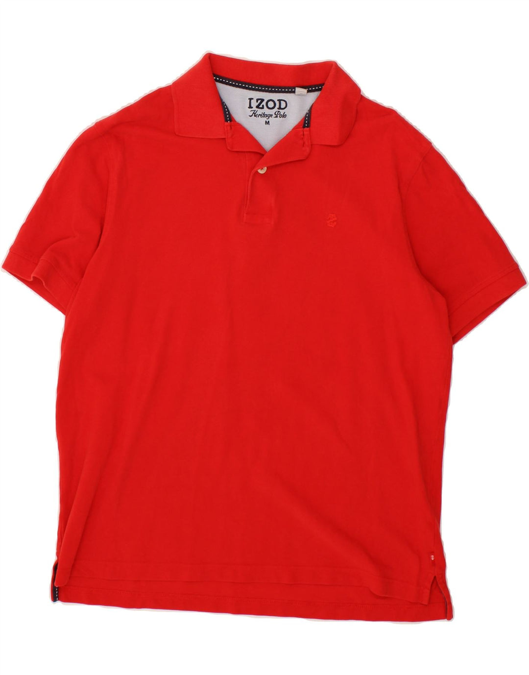 IZOD Mens Polo Shirt Medium Red Cotton Vintage Izod and Second-Hand Izod from Messina Hembry 
