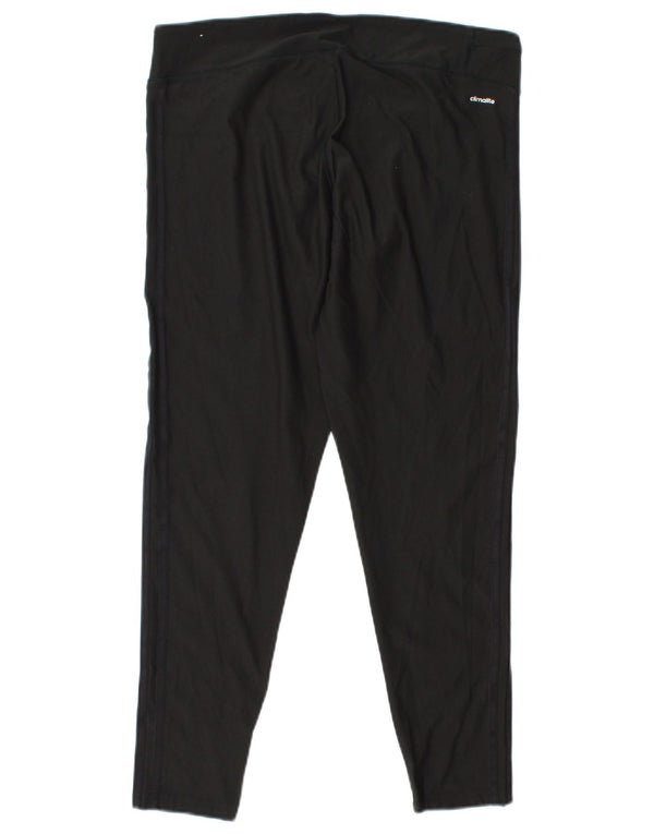 Γυναικεία κολάν ADIDAS Climalite UK 14 Large Black Polyester