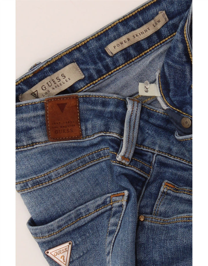 Guess Γυναικείο Skinny Jeans W29 L32 Μπλε