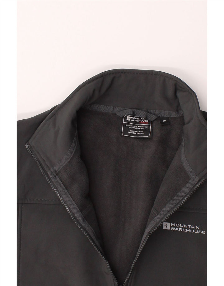 MOUNTAIN WAREHOUSE Mens Windbreaker Jacket UK 36 Small Grey Polyester Vintage Mountain Warehouse and Second-Hand Mountain Warehouse from Messina Hembry 