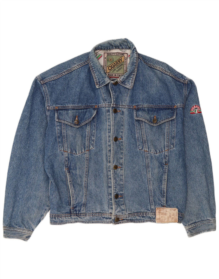 Quarry Ανδρικό Τζιν Μπουφάν UK 42 XL Μπλε