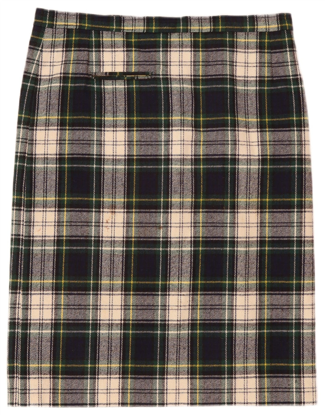 Γυναικεία ίσια φούστα VINTAGE W36 XL Navy Blue Check