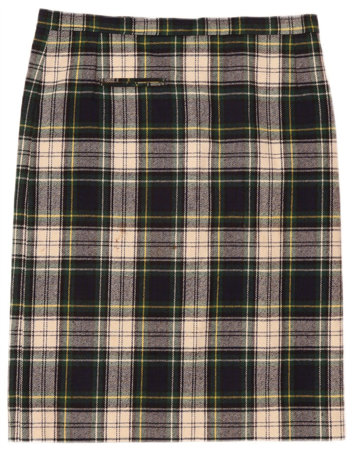 Γυναικεία ίσια φούστα VINTAGE W36 XL Navy Blue Check