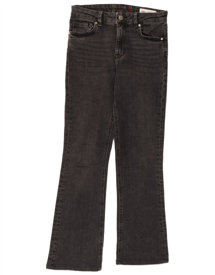 Zara Γυναικείο Τζιν μποτάκι EU 36 XS W26 L27 Γκρι βαμβακερό