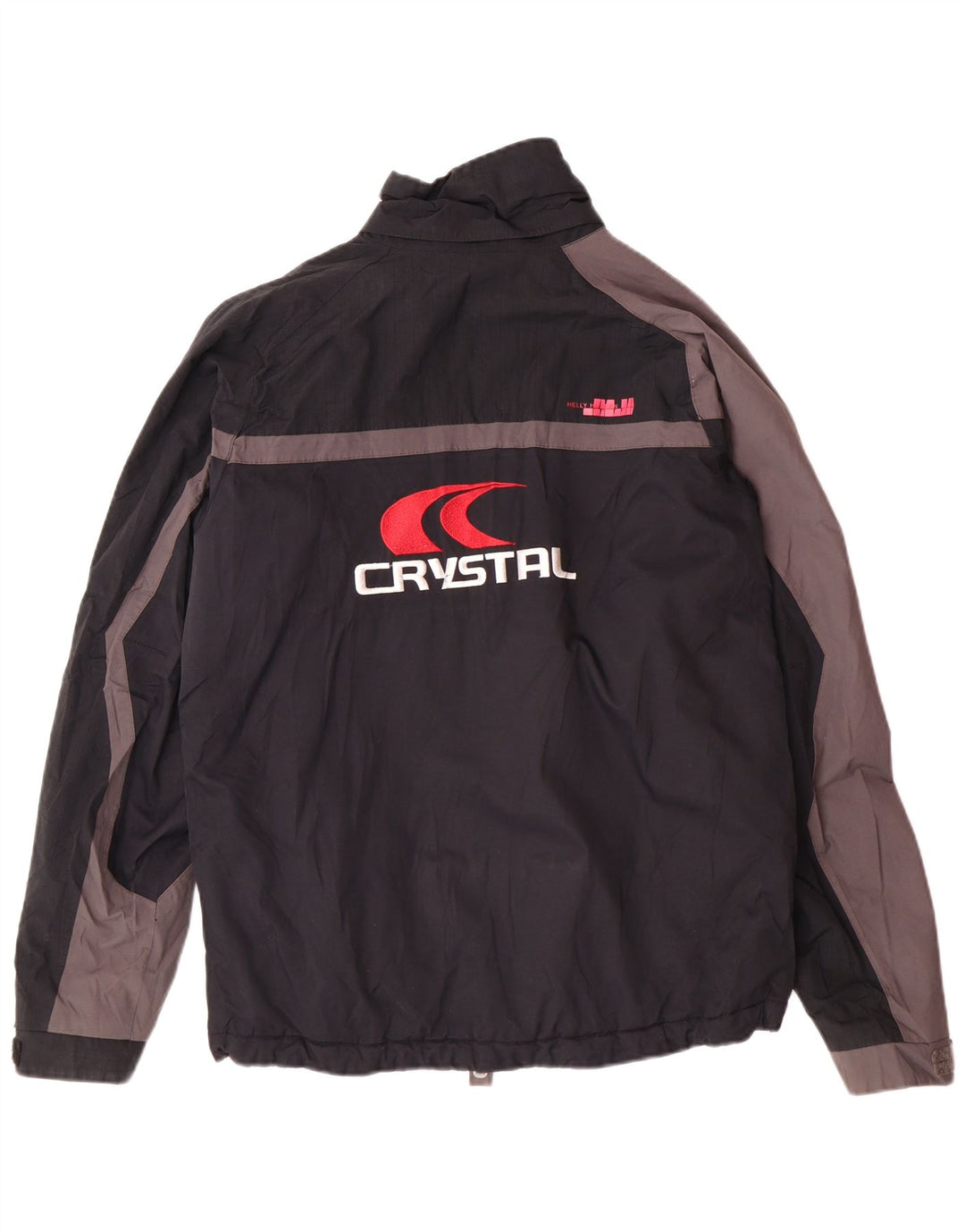 HELLY HANSEN Ανδρικό γραφικό τζάκετ αντιανεμικό UK 34 XS μαύρο χρώμα