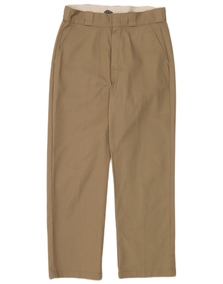 DICKIES Ανδρικό ίσιο παντελόνι Chino W28 L27 Χακί Πολυεστέρας