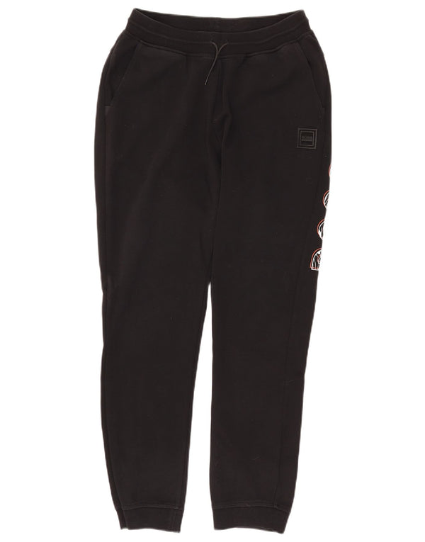 Παντελόνι αθλητικής φόρμας Hugo Boss Boys Graphic Joggers 13-14 ετών Μαύρο βαμβακερό