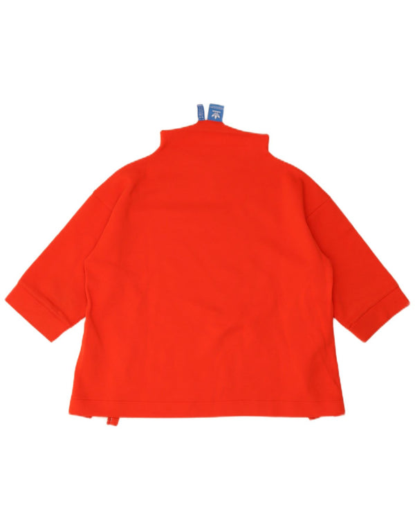 Adidas Γυναικεία Φούτερ με γραφικά μεγάλου μεγέθους Jumper UK 10 Small Red