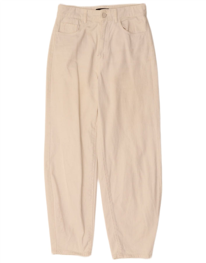 MASSIMO DUTTI Γυναικείο ψηλόμεσο τζιν EU 36 XS W26 L28 Λευκό