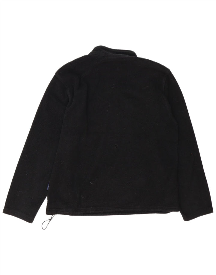 QUIKSILVER Ανδρικό φερμουάρ Fleece Jumper Μαύρο Πολυεστέρας