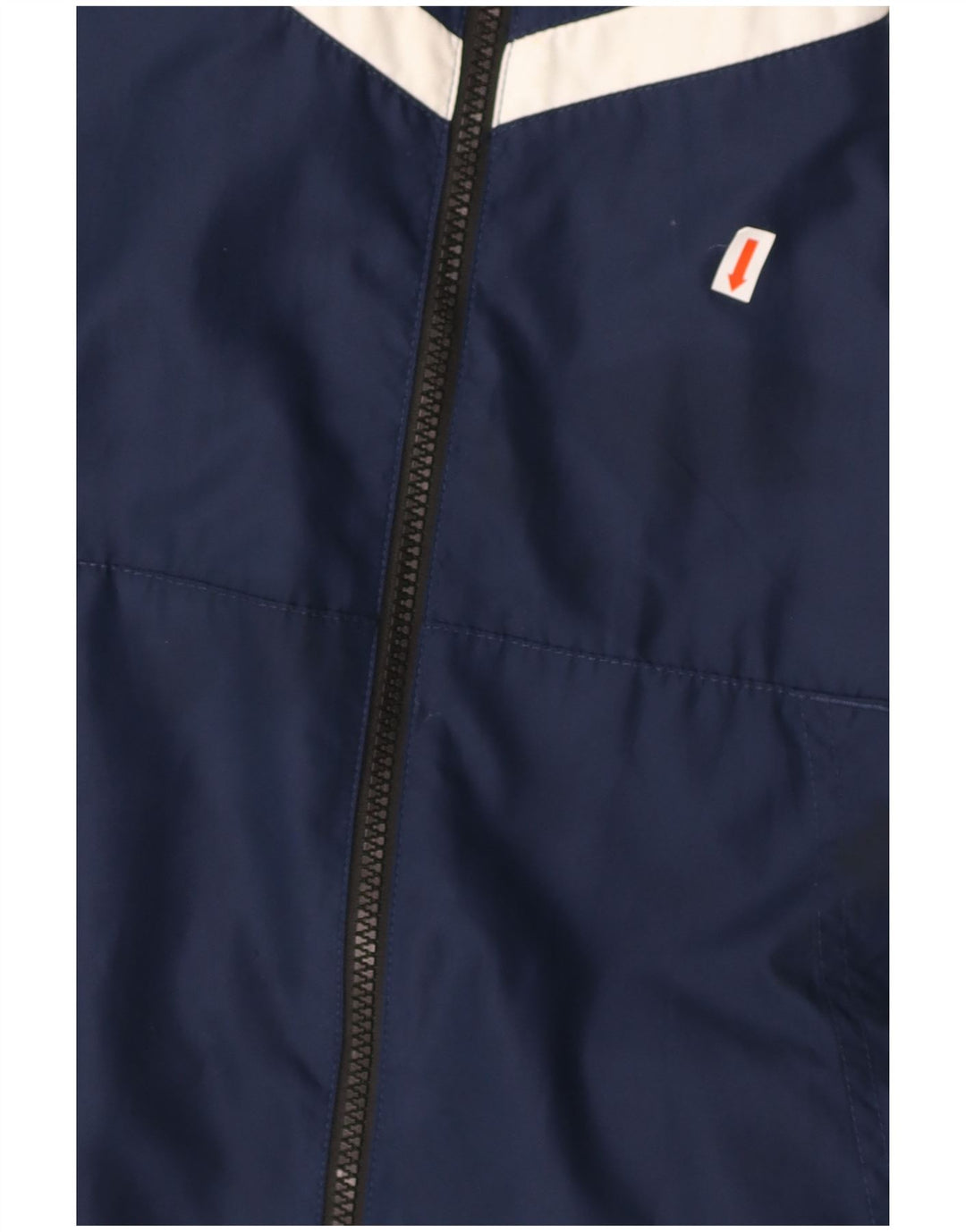 NIKE Mens Hooded Rain Jacket Large Navy Blue Polyester