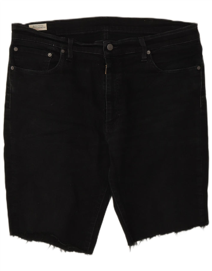 Ανδρικό τζιν σορτς Levi's 511 W38 XL μαύρο βαμβακερό