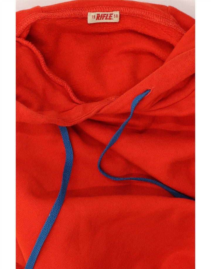 Rifle Mens Hoodie Jumper 2XL Red