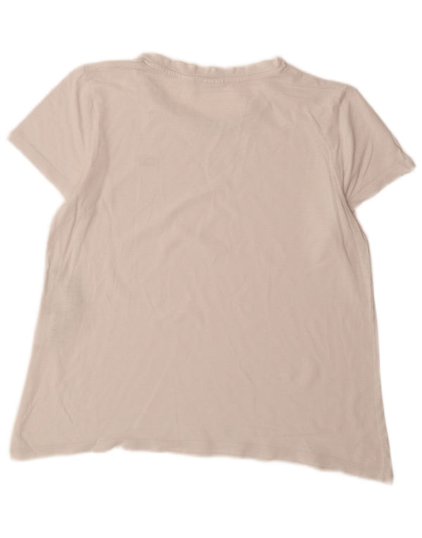 Γυναικείο T-Shirt Levi's Top UK 14 μεσαίο λευκό βαμβακερό