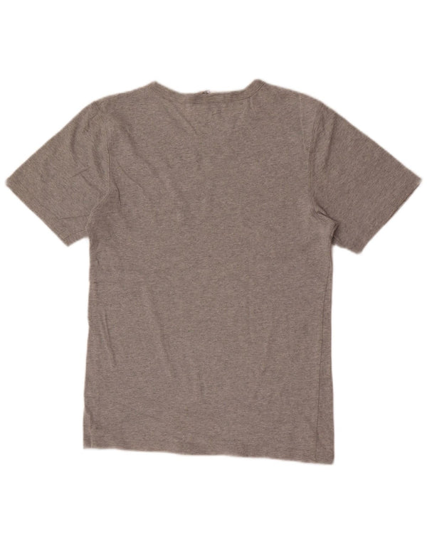 Champion Women Heritage T-Shirt Top UK 6 XS Grey Cotton