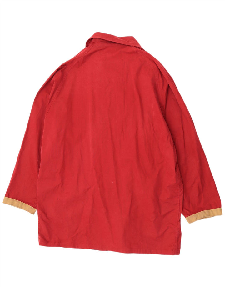 Polbot Γυναικείο Utility Μπουφάν UK 18 XL Red Colourblock Βαμβακερό