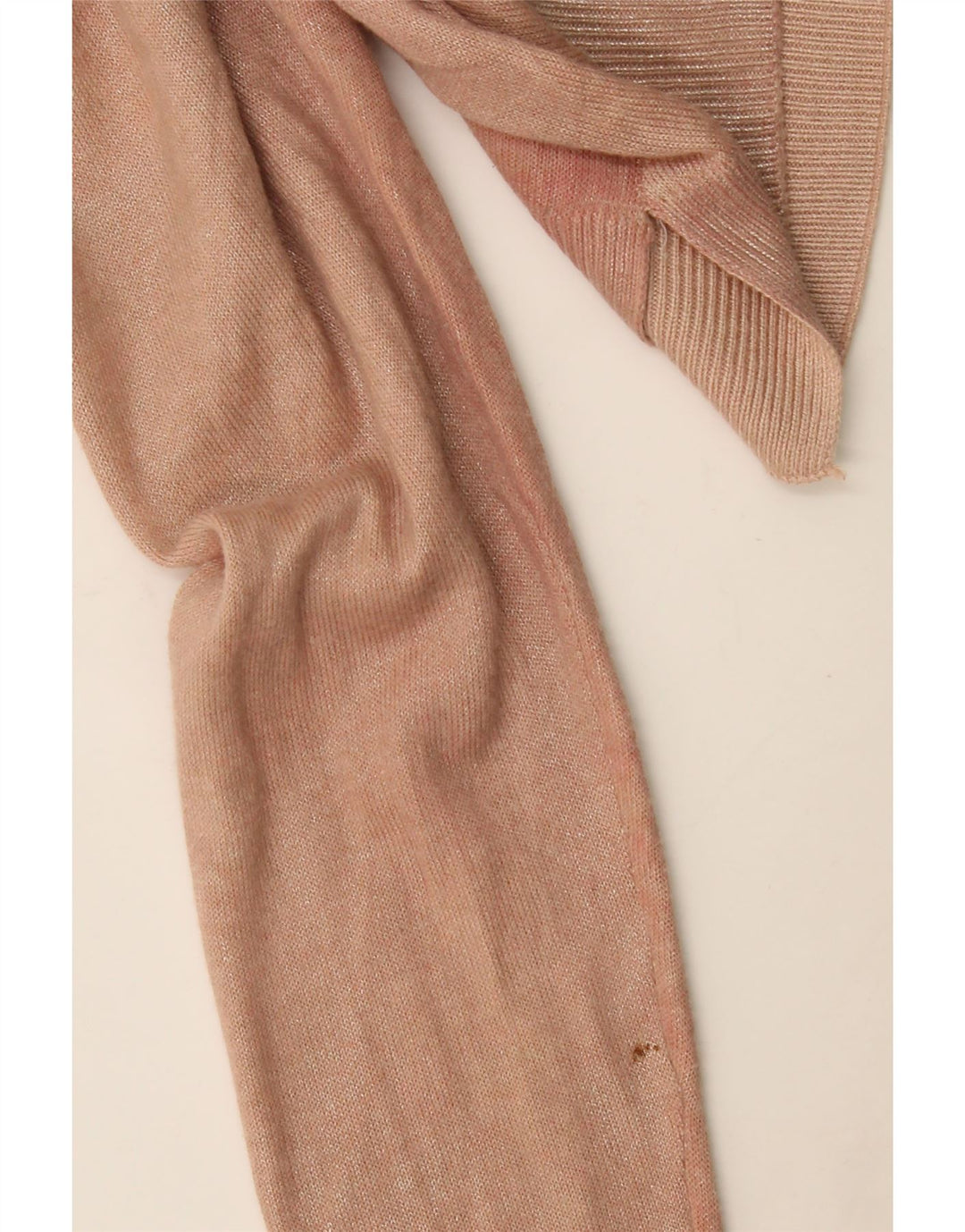 Zara Γυναικείο πουλόβερ με λαιμόκοψη UK 14 Medium Beige