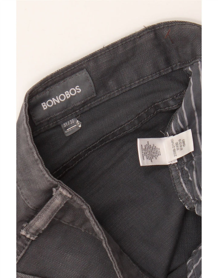 Ανδρικό Slim Jeans BONOBOS W31 L30 Γκρι βαμβακερό