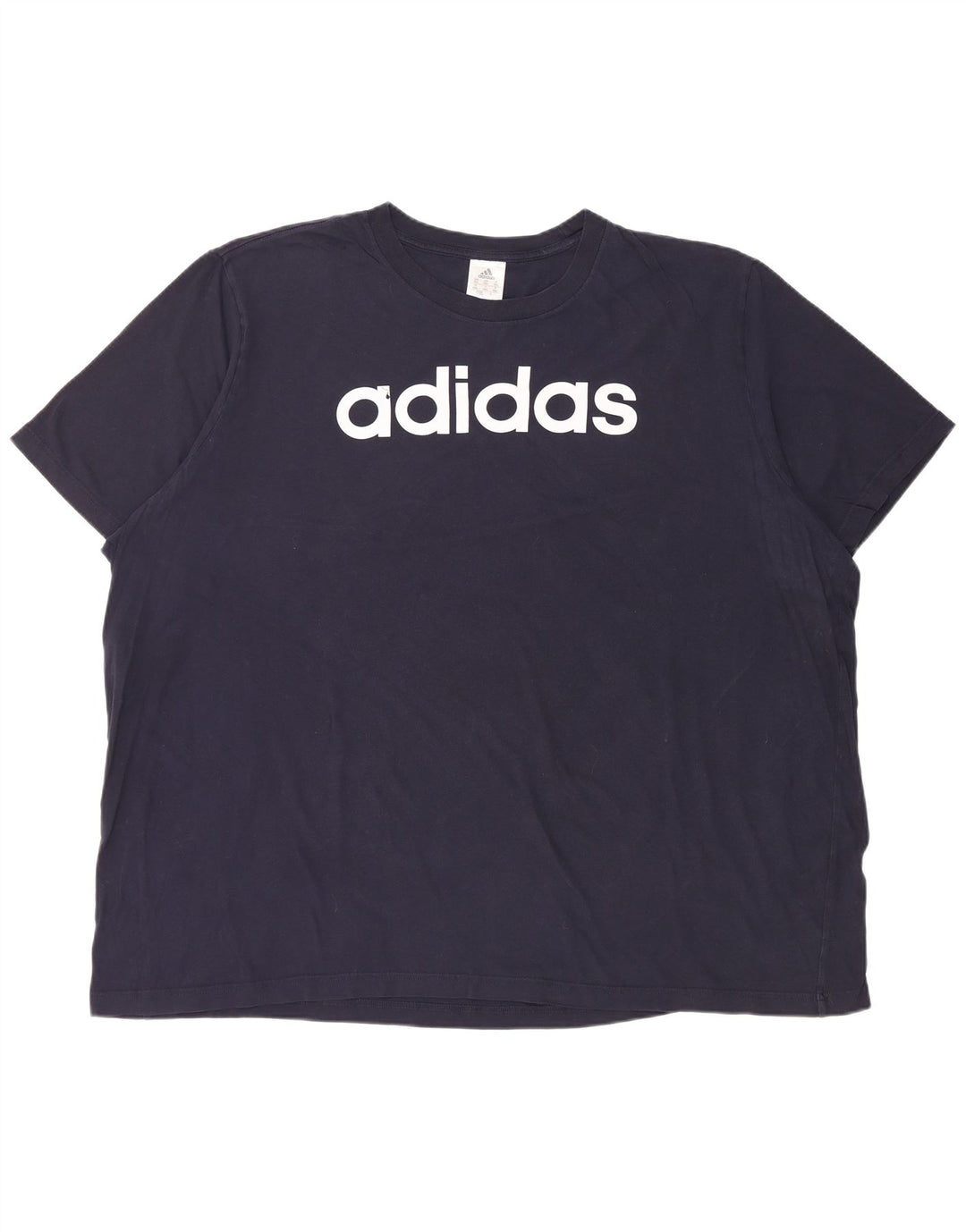 Ανδρικό γραφικό T-Shirt ADIDAS Top 3XL Navy Blue Cotton