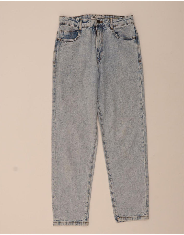 ZARA Γυναικείο τζιν κωνικό EU 38 Small W28 L28 Blue