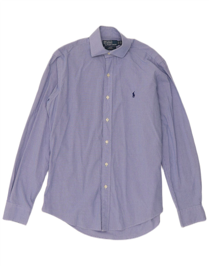 Polo Ralph Lauren Ανδρικό πουκάμισο Regent Μέγεθος 38 15 Medium Blue Gingham