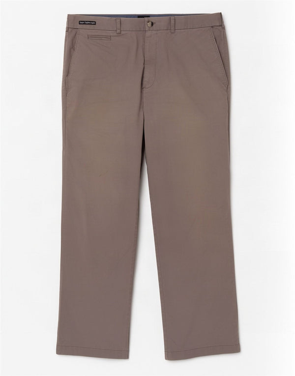 Marks & Spencer Ανδρικό ίσιο παντελόνι Chino W36 L29 Γκρι βαμβακερό