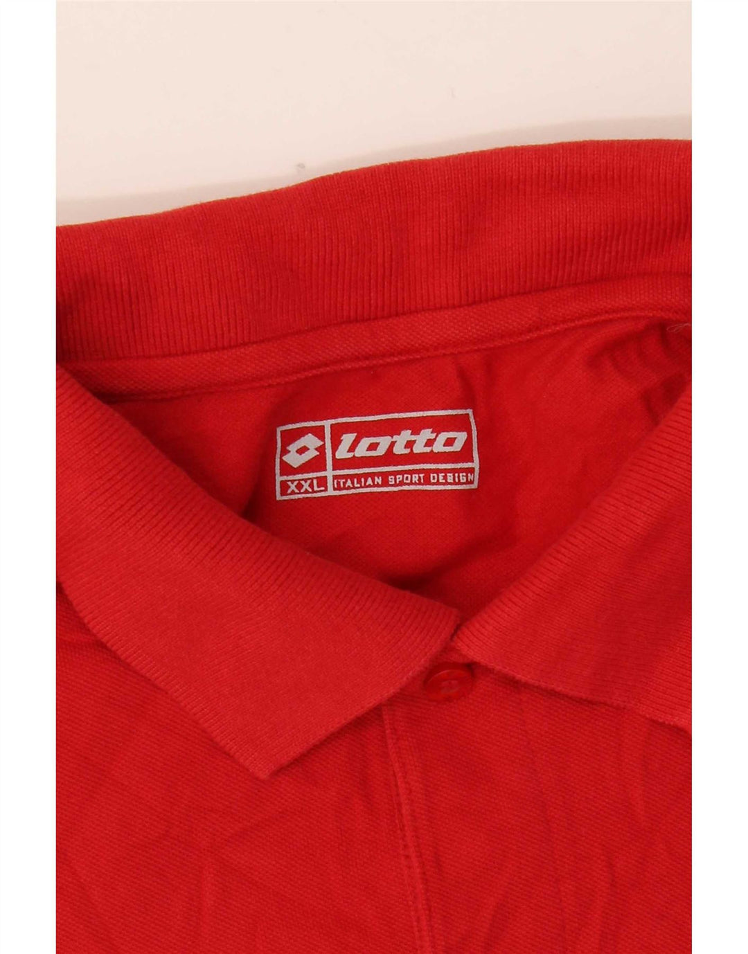 Lotto Ανδρικό Πόλο Μπλουζάκι 2XL Κόκκινο