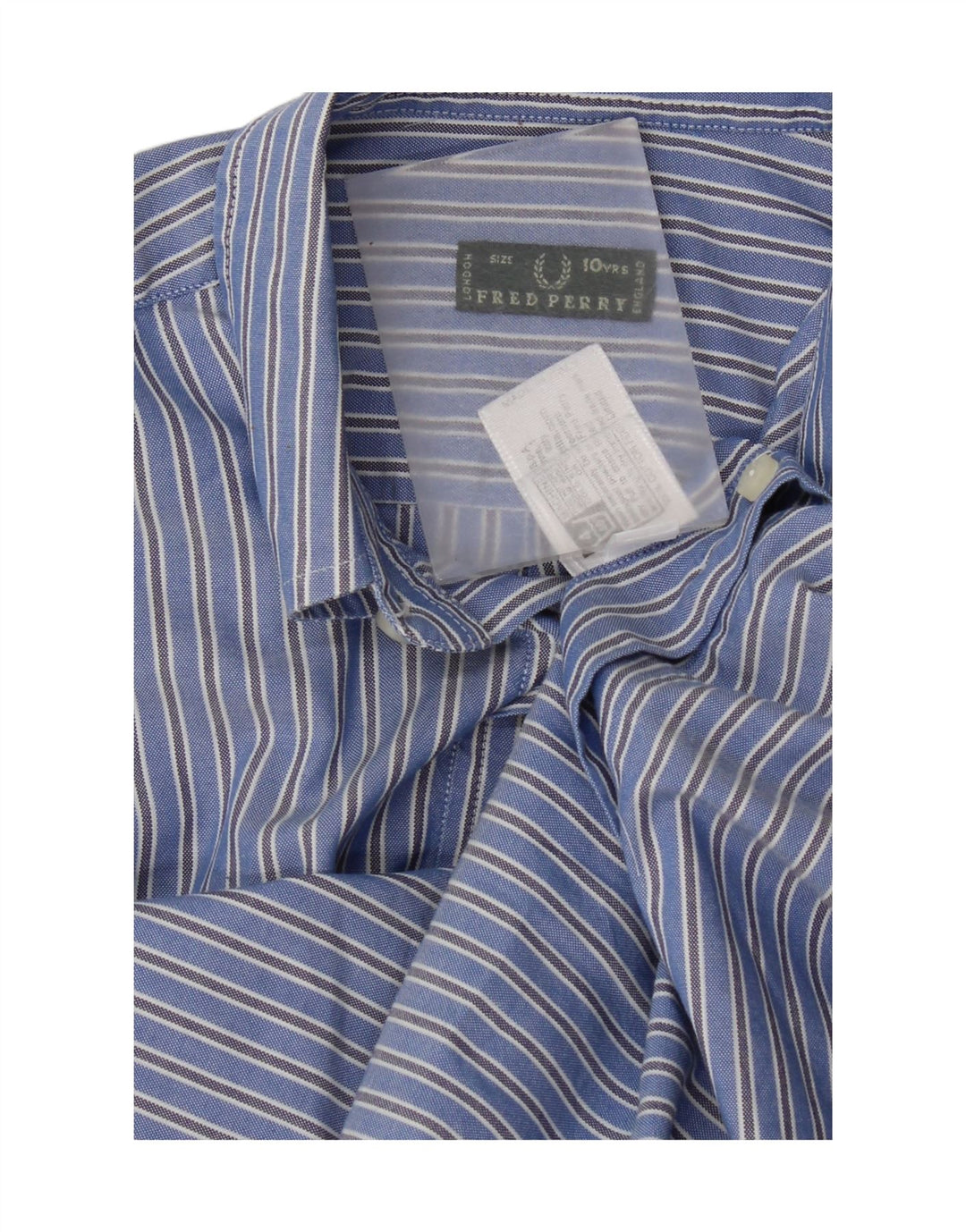 Μπλουζάκι Fred Perry Boys 9-10 Years Blue Pinstripe Cotton