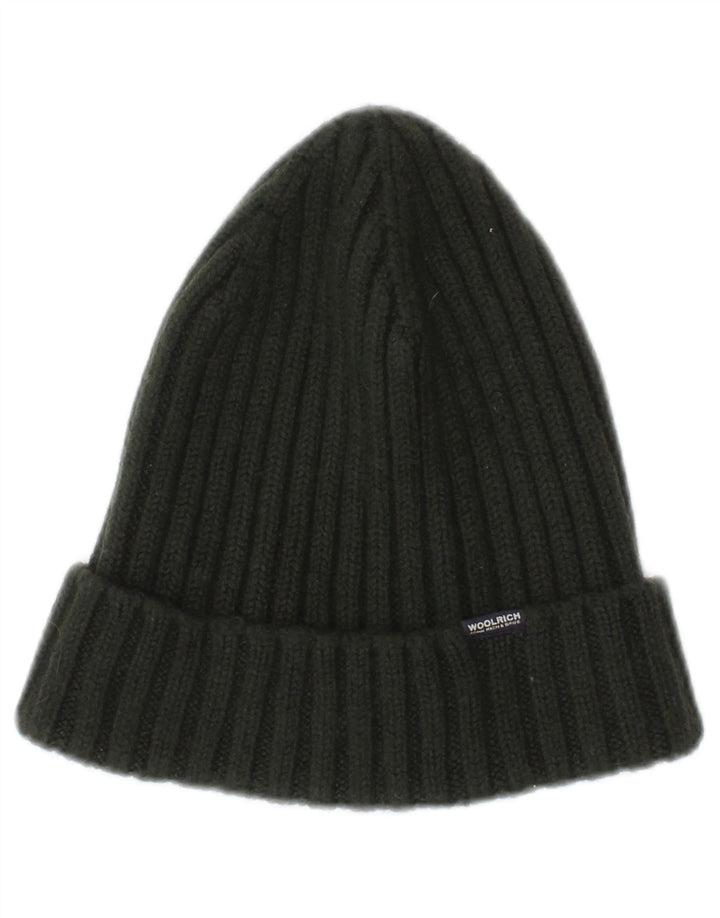 Woolrich Γυναικείο Πλεκτό Καπέλο Beanie Μεγάλο πράσινο μαλλί