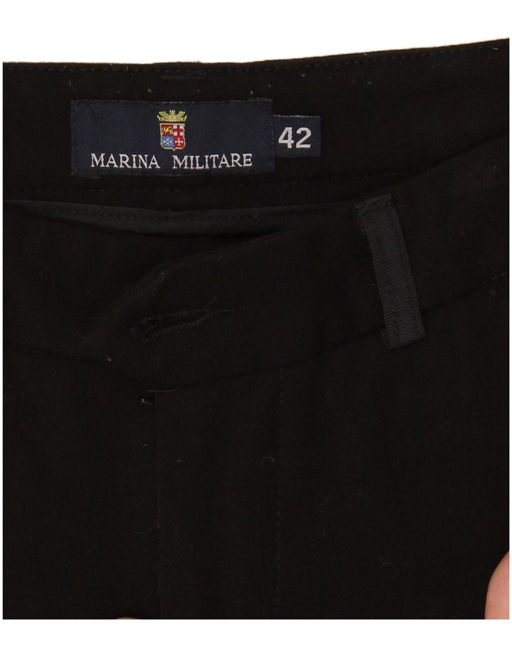 MARINA MILITARE Γυναικείο Slim Casual Παντελόνι IT 42 Medium W30 L28 Μαύρο