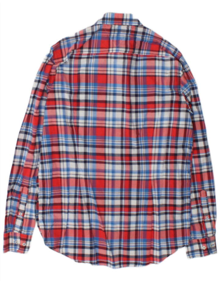 Ανδρικό πουκάμισο Tommy Hilfiger Slim Fit μεγάλο κόκκινο βαμβακερό