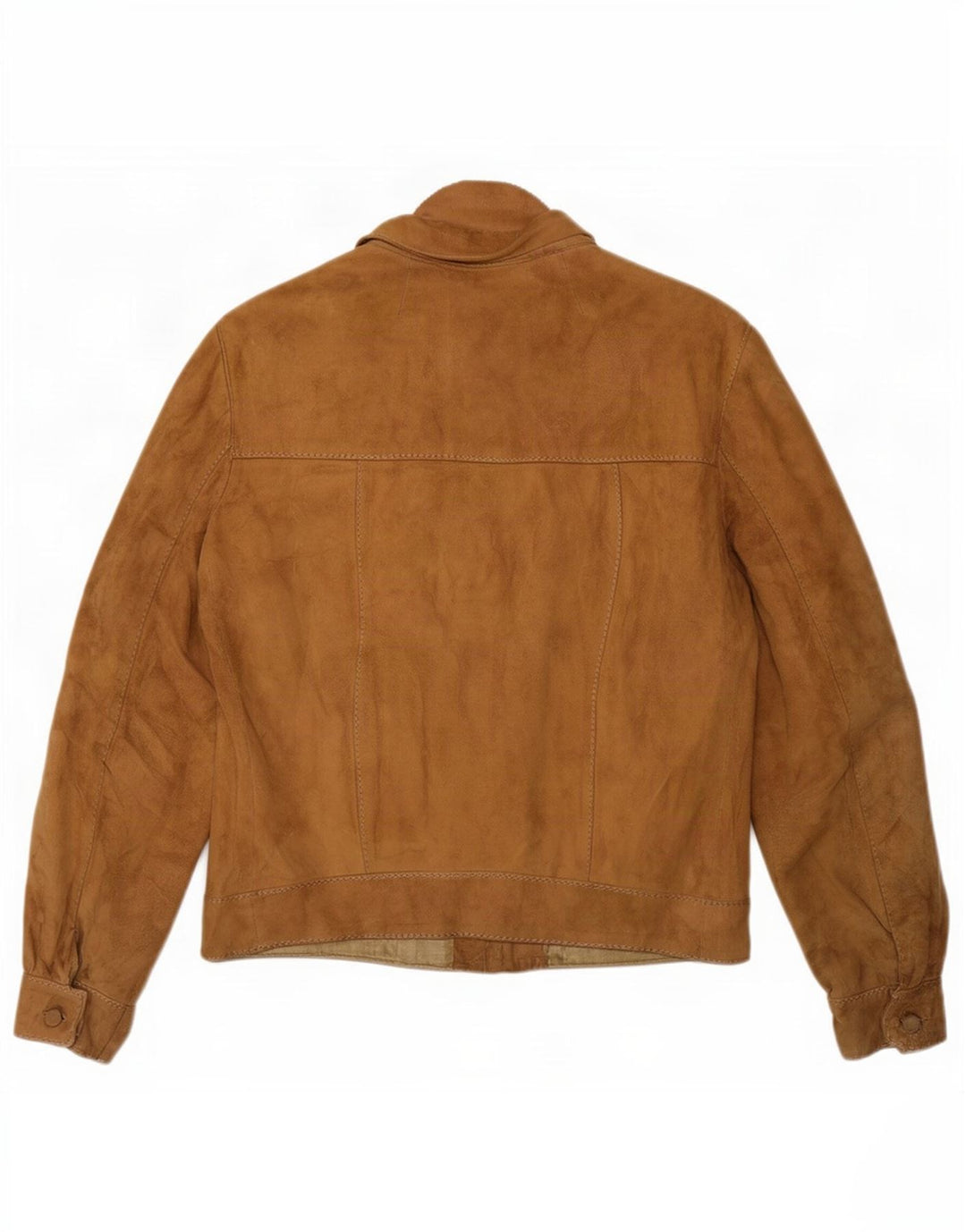 Vintage Γυναικείο Suede Jacket UK 14 Medium Brown