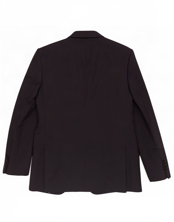 Marks & Spencer Ανδρικό μπλέιζερ με 2 κουμπιά μπουφάν UK 42 Large Navy Blue ριγέ